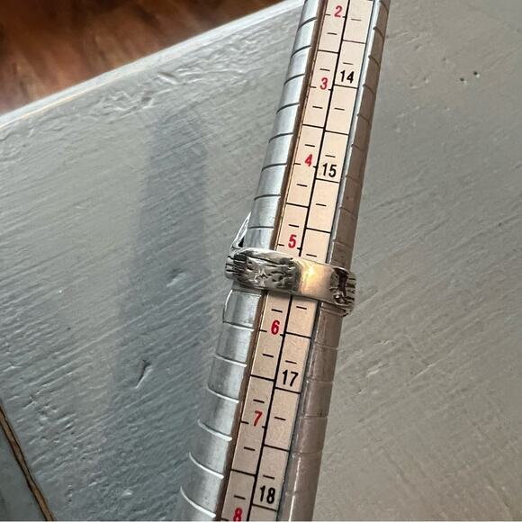 PZ Israel 925 Sterling Silver Ring Size 5.5 - Picture 13 of 14